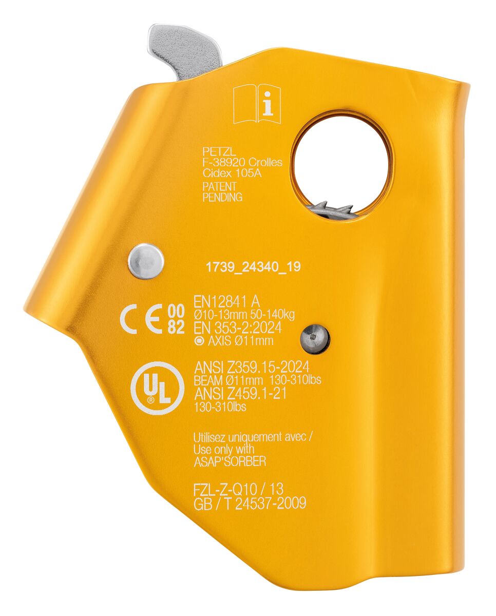 Petzl ASAP Mobile Fall Arrester Linemen Fall Protection Gear B070AA00