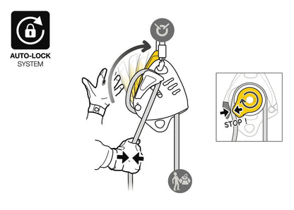Petzl Maestro S Descender w/Integrated Progress Rope Pulley - D024AA00 - J.L. Matthews Co., Inc.