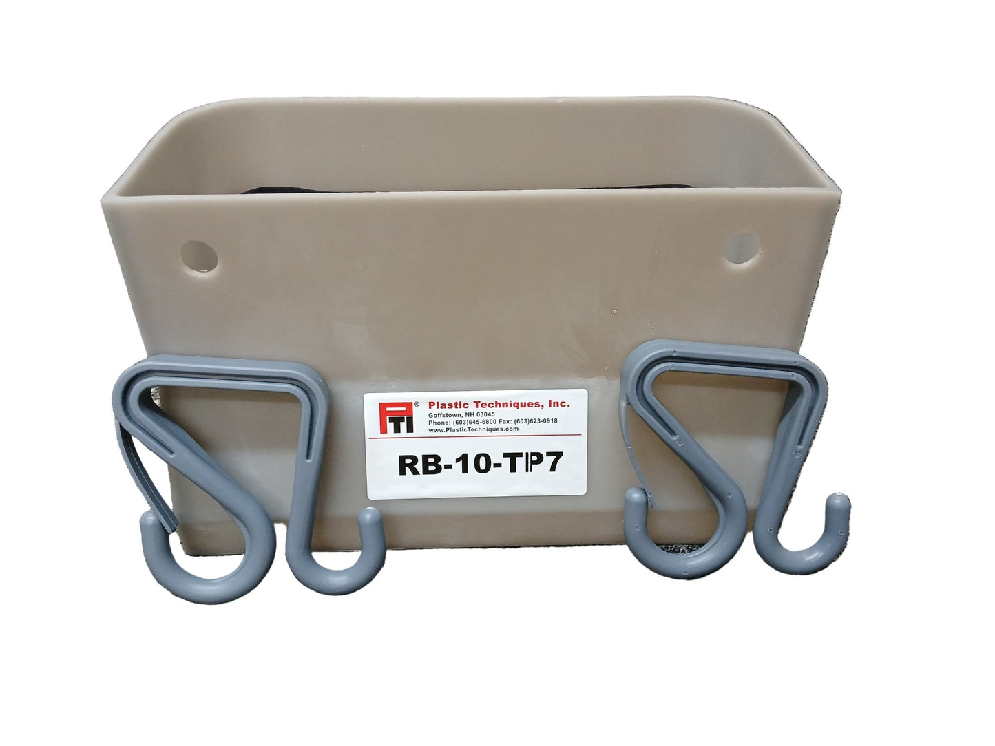 Plastic Technique Tool Tray with Tool Organizer & Bucket Hooks 