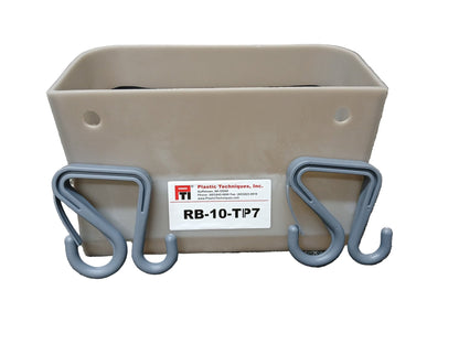 Plastic Technique Tool Tray with Tool Organizer & Bucket Hooks 