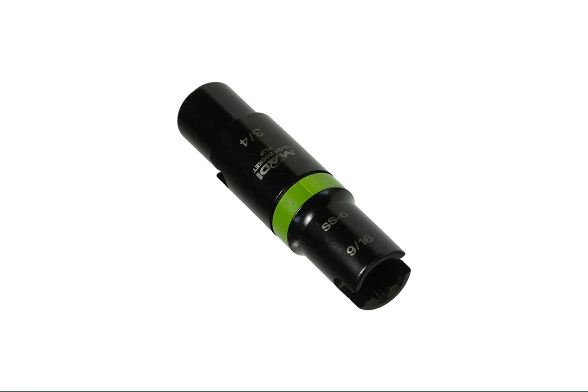 PRE-ORDER - MADI Slot Socket™ Deep Flip Impact 3-in-1 Hex: 9/16" and 3/4" - SS-6 - Sockets-J.L. Matthews Co., Inc.