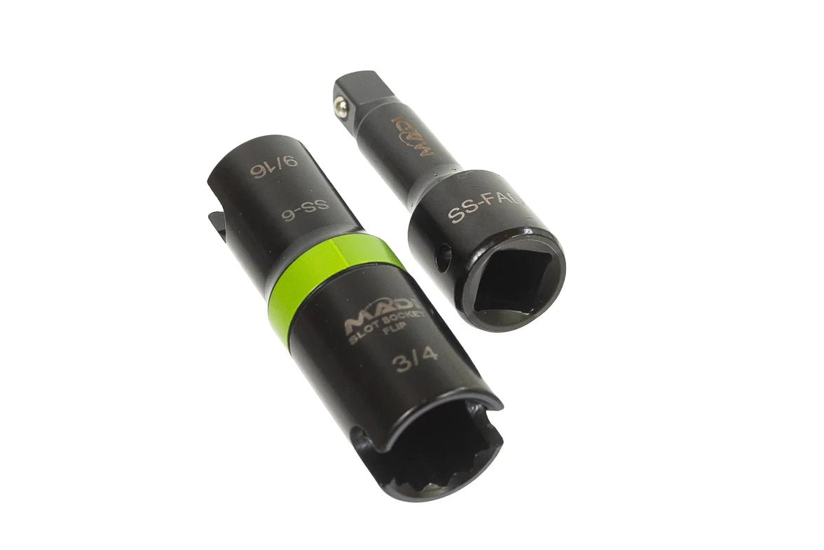 PRE-ORDER - MADI Slot Socket™ Deep Flip Impact 3-in-1 Hex: 9/16" and 3/4" - SS-6 - Sockets-J.L. Matthews Co., Inc.