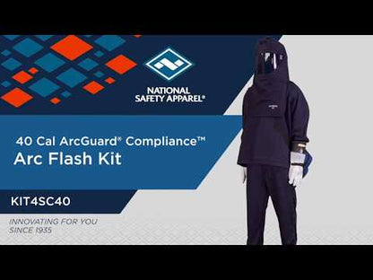Enespro ArcGuard 40 cal Arc Flash Kit without Gloves - KIT4SC40ECNG