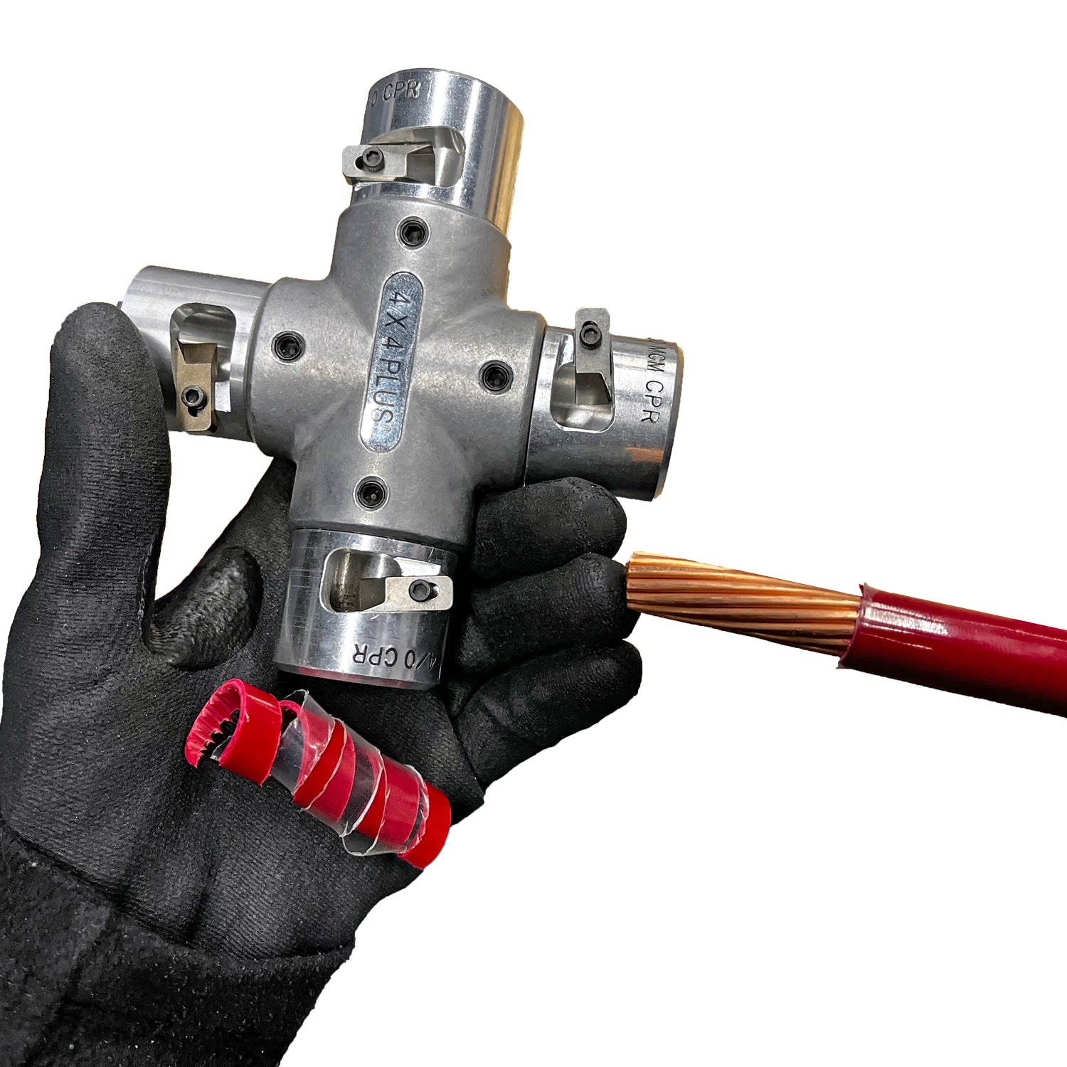 600V Cable Stripper with 4 Cable Bushings 