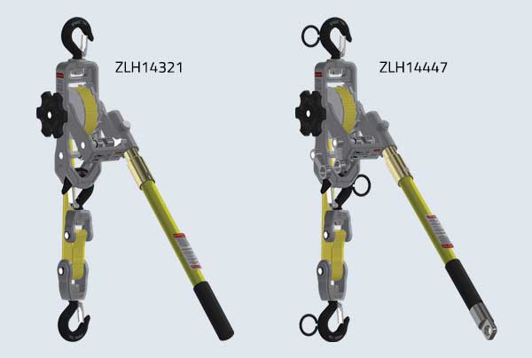 Slingco 2K Strap Hoist Lineman's Pulling Hoists - ZLH14321/ZLH14447 - J.L. Matthews Co., Inc.