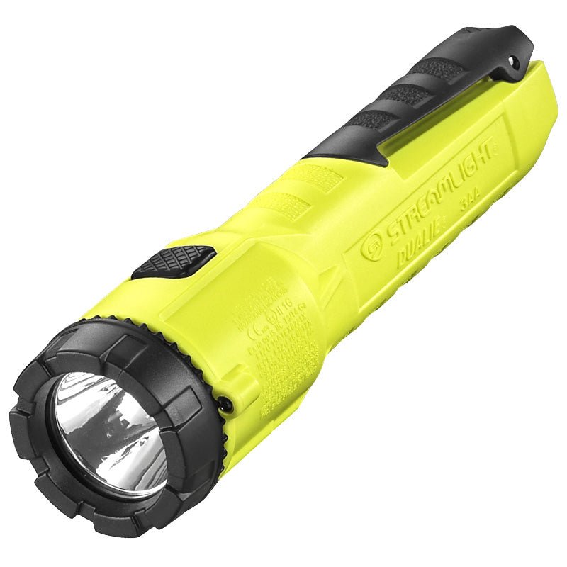 Yellow Multi-Function Flashlight with Magnetic Clip