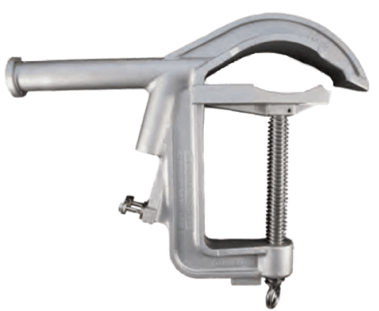 Travis Pattern 6" Aluminum Serrated C Clamp - TP6ACBT15SR-15GS - Grounding-J.L. Matthews Co., Inc.