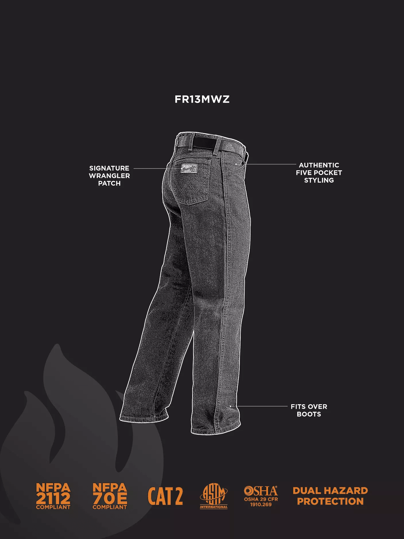 Wrangler Men's Original Fit Workwear Pants