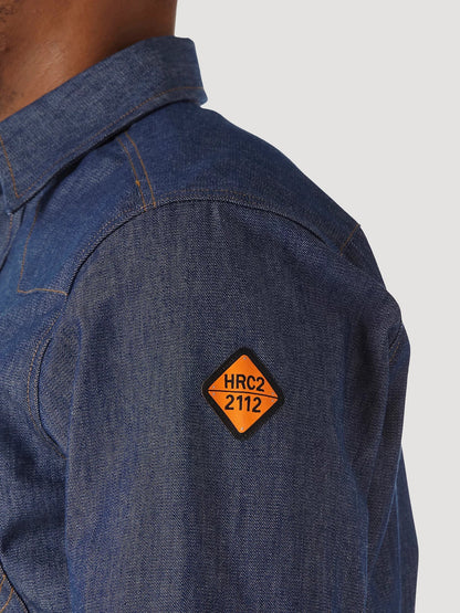Wrangler Shirt Flame Resistant Denim Work Shirt - FR12127 - J.L. Matthews Co., Inc.