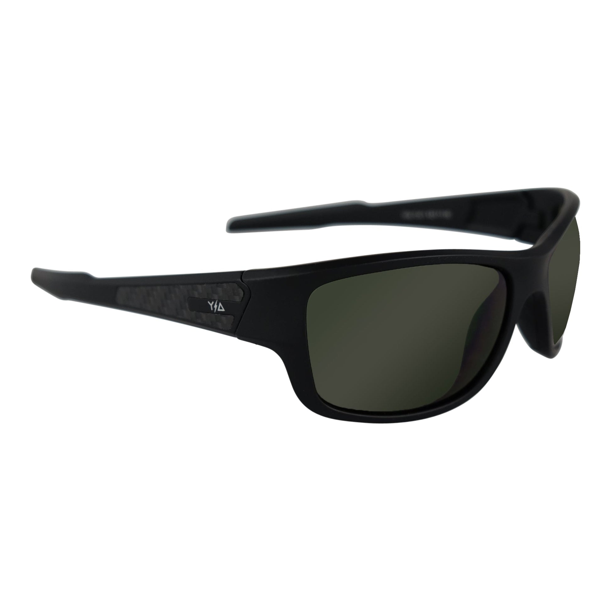 Wye Delta Grip Black Sunglasses Carbon Fiber Coating Safety Glasses - J.L. Matthews Co., Inc.