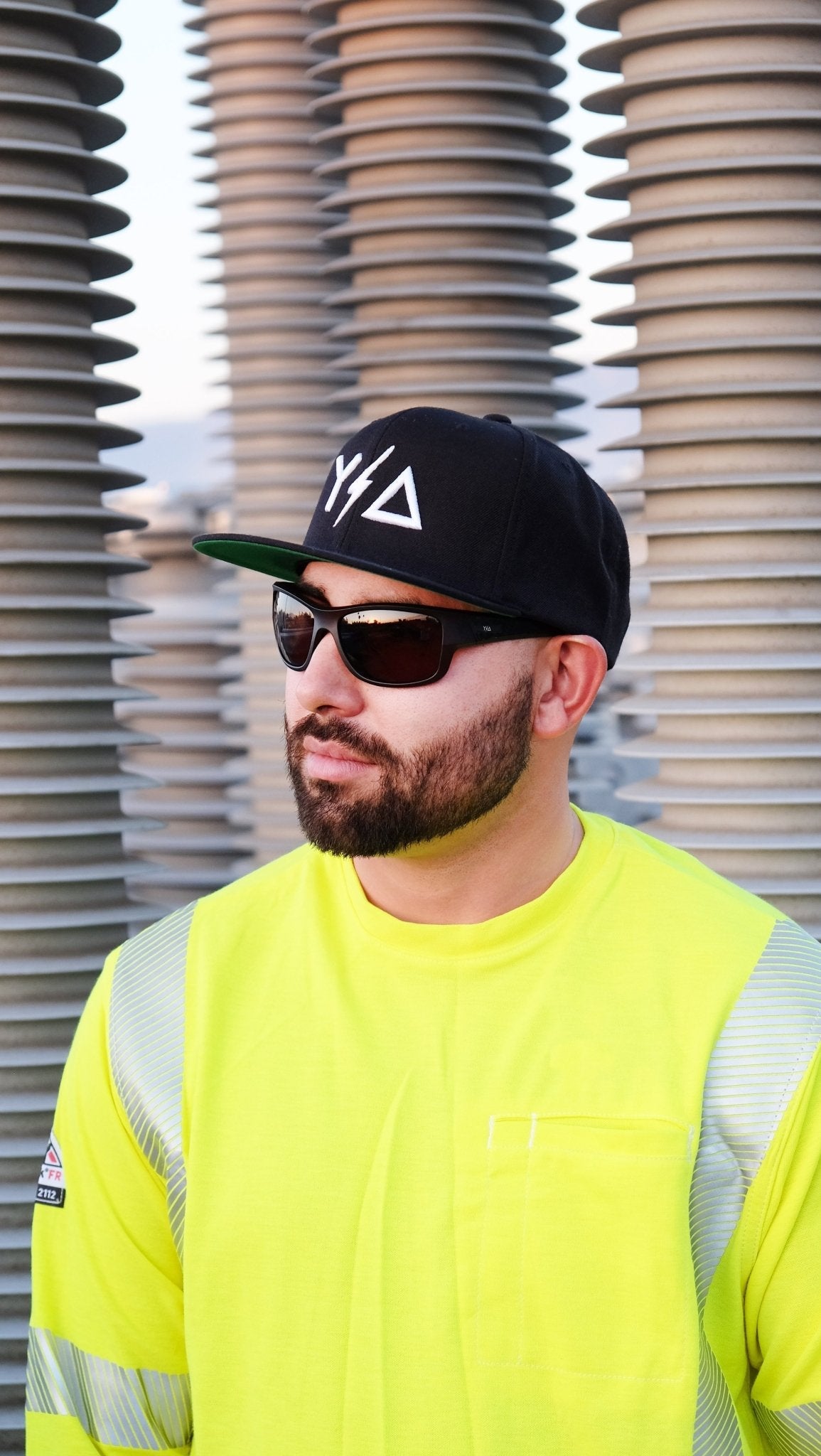 Wye Delta Carbon Fiber Coating Safety Glasses