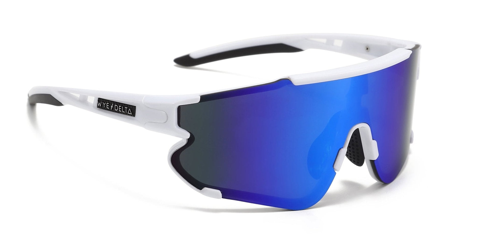 Wye Delta White Deep Blue Mirror Safety Goggles