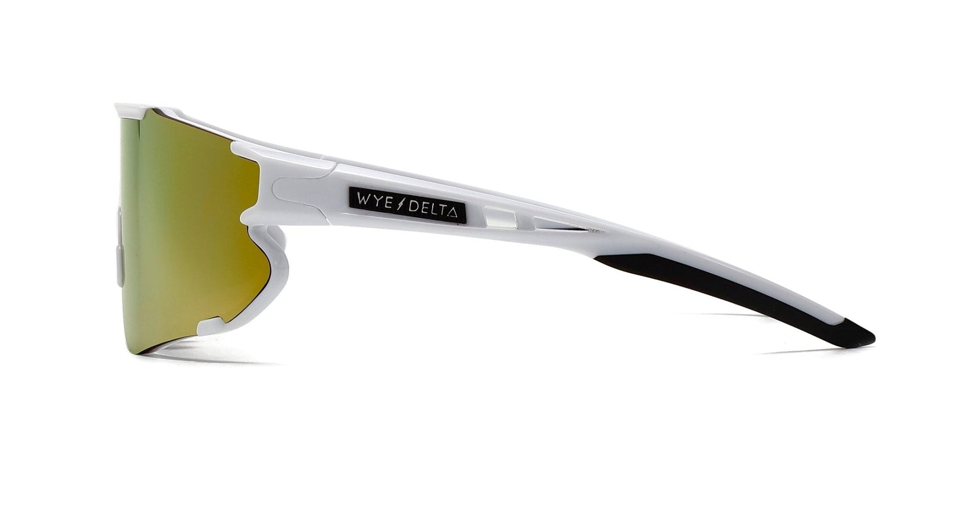 Wye Delta Z87+ HiViz White Gold Mirror Polarized Goggles