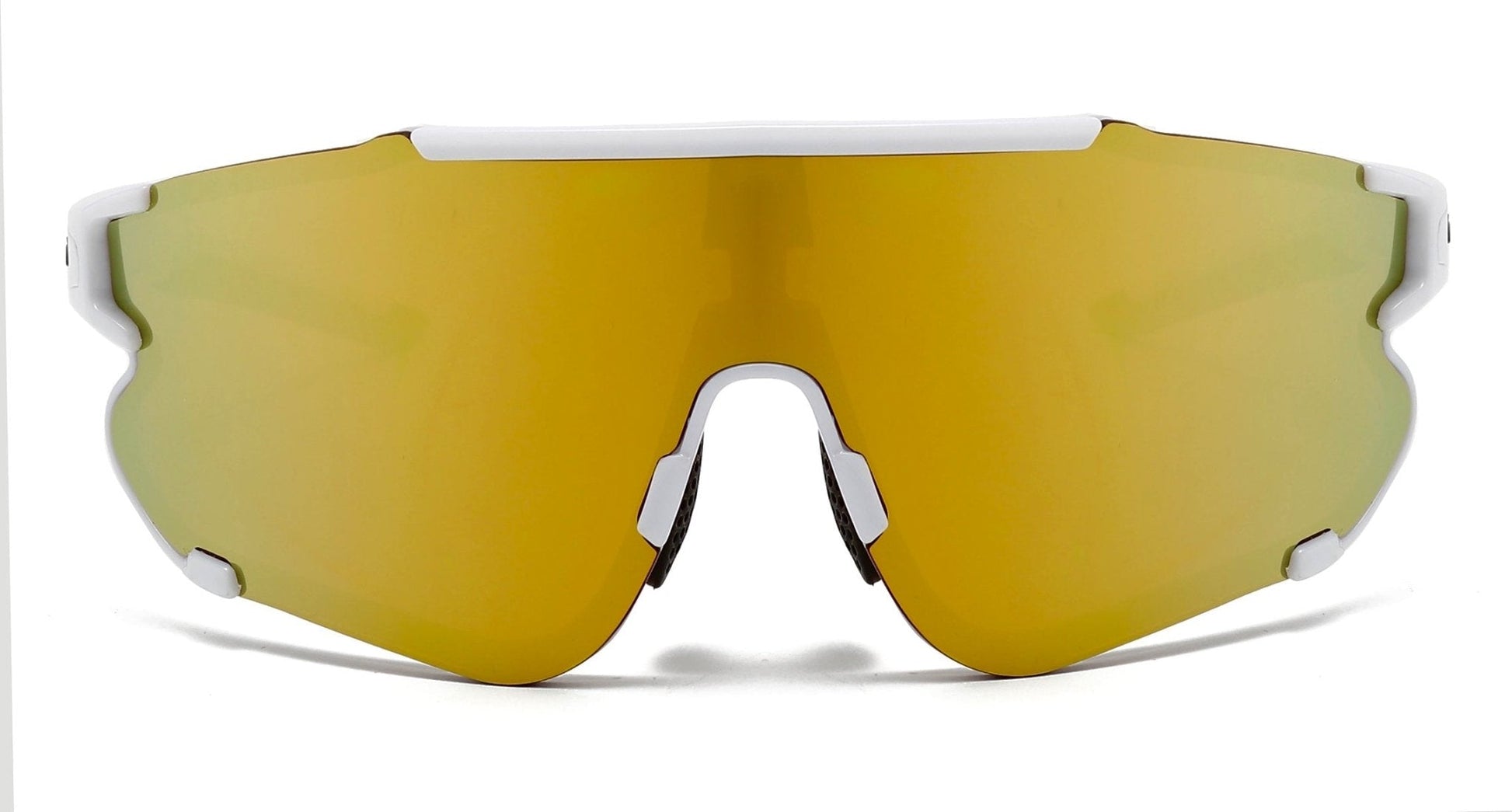 Wye Delta White Gold Mirror Polarized Safety Goggles