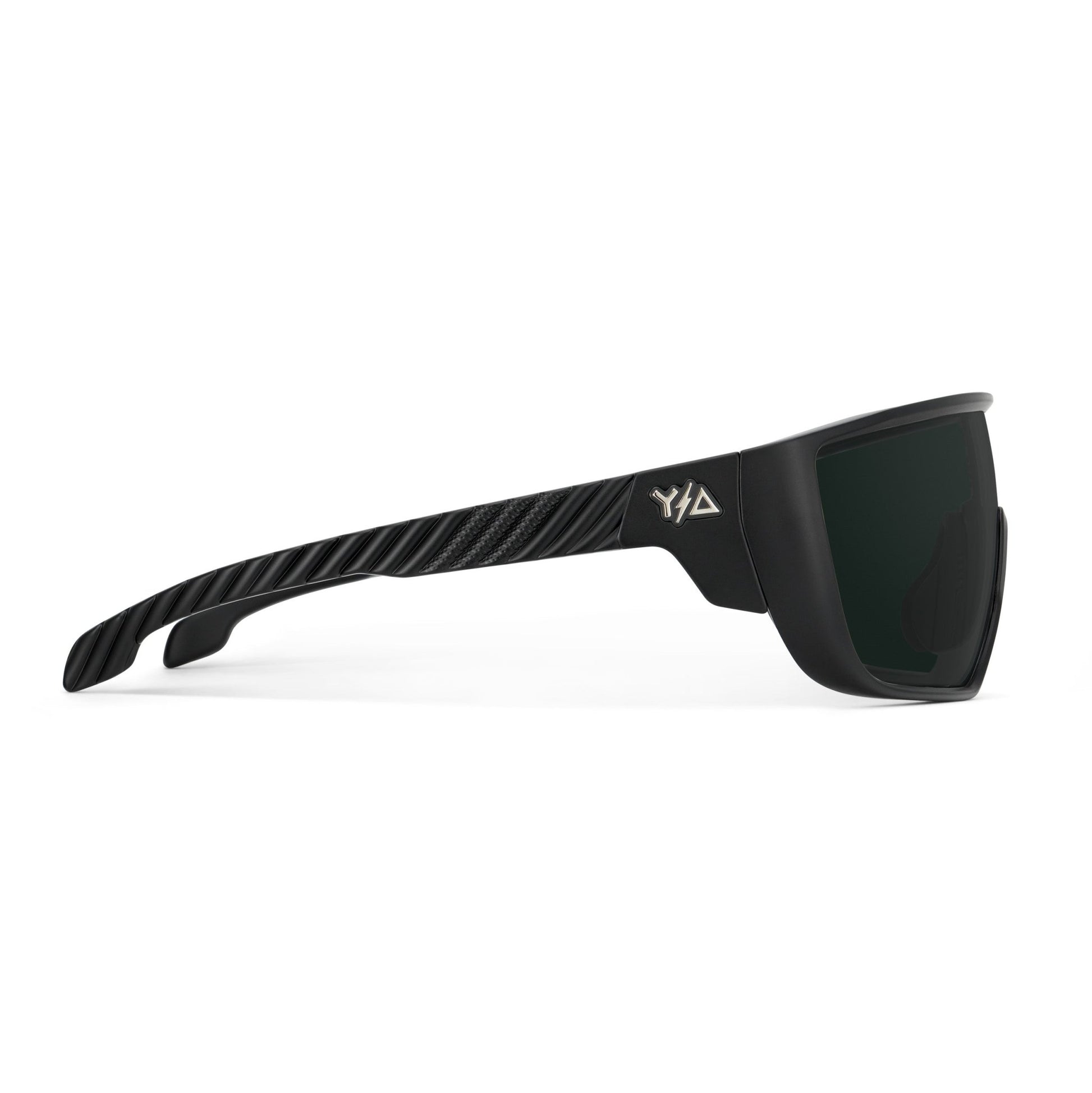 Wye Delta Sunglass Conductors Black Polarized Safety Sunshades - 