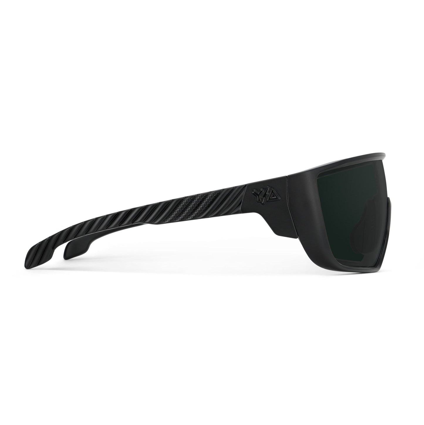 Wye Delta Sunglass Conductors Black Polarized Safety Sunshades - 