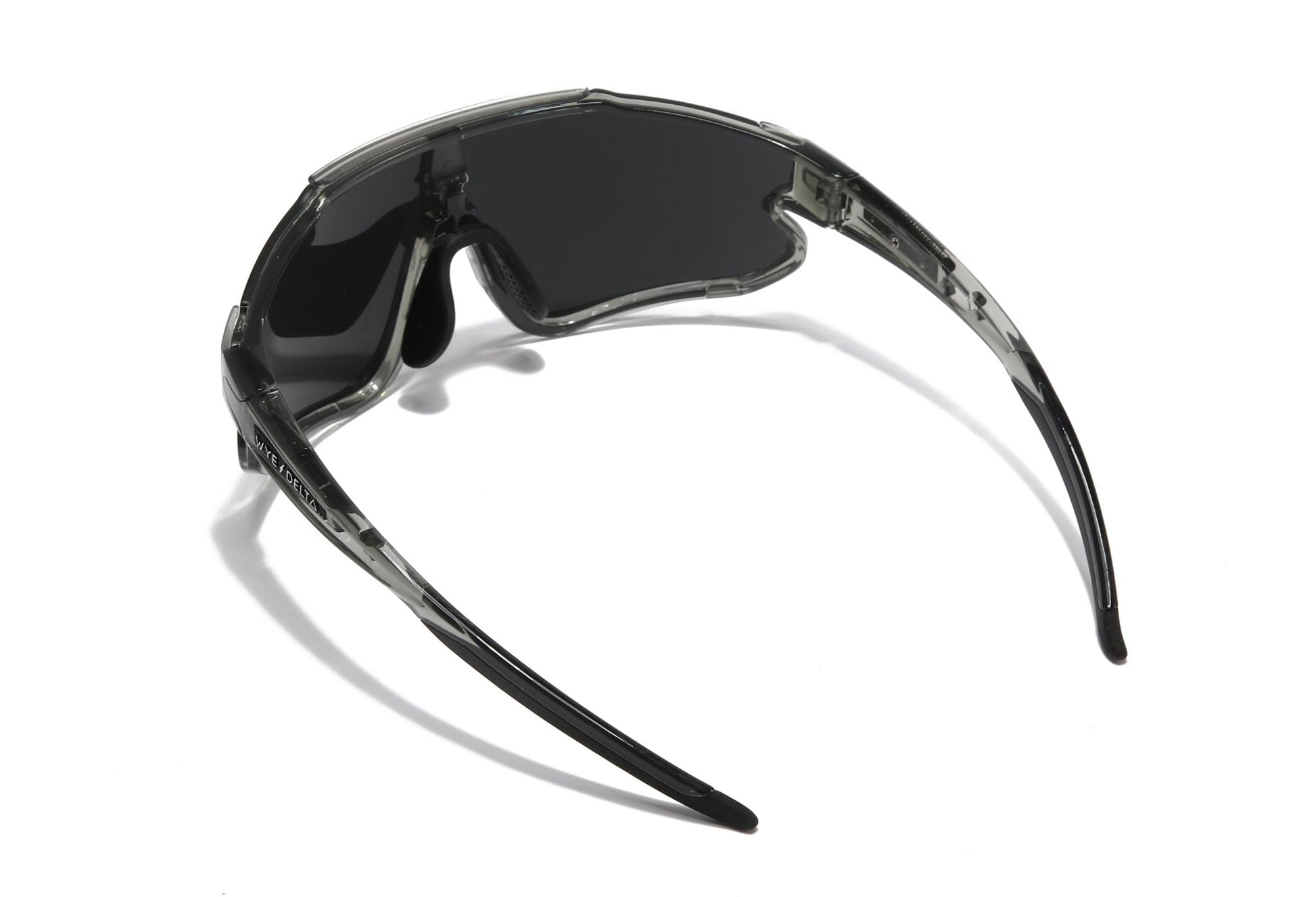 Wye Delta Transparent Grey Mirror Polarized Sunglasses 