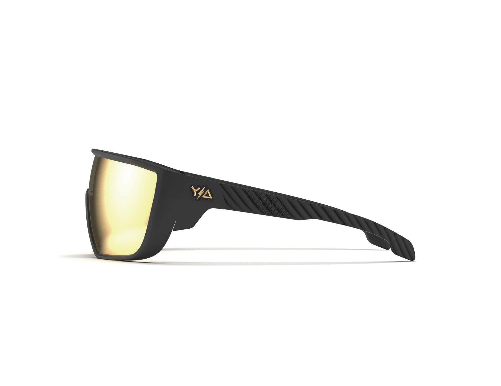 Wye Delta Conductors Amber Gold Mirror Sunglasses 