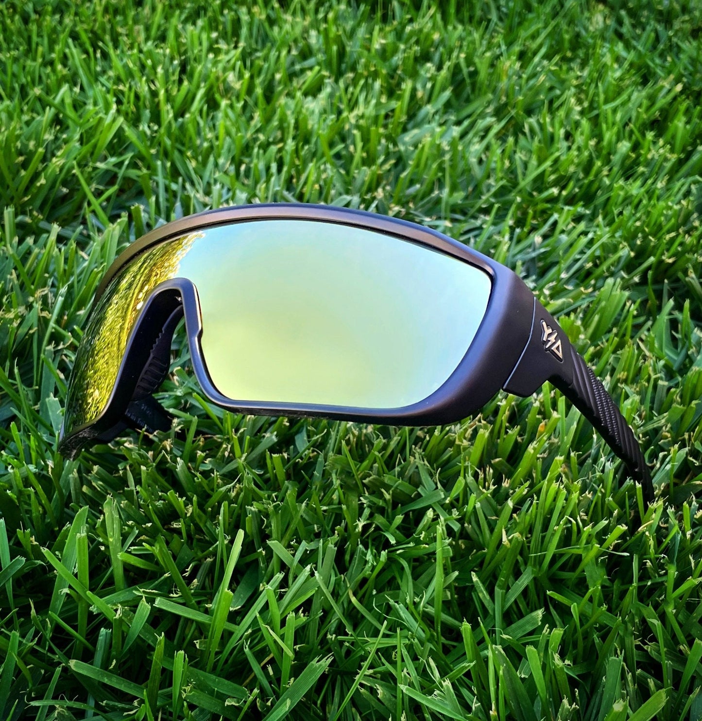 Wye Delta Amber Gold Mirror Sunglasses