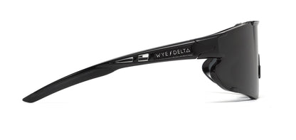 Wye Delta HiViz All Black Polarized Sunglasses w/WYE DELTA sticker