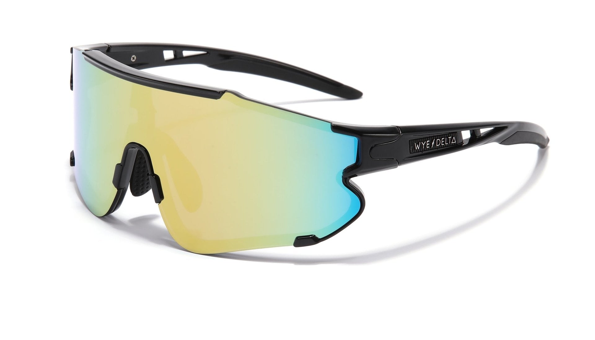 Wye Delta Z87+ HiViz Goggles Black Yellow Revo Safety Eyewear
