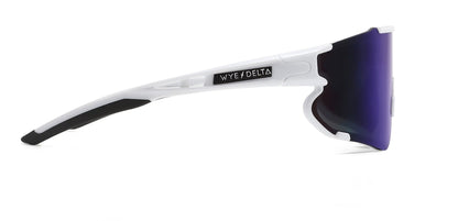 Wye Delta Z87+ HiViz White Deep Blue Mirror Safety Sunglasses - J.L. Matthews Co., Inc.