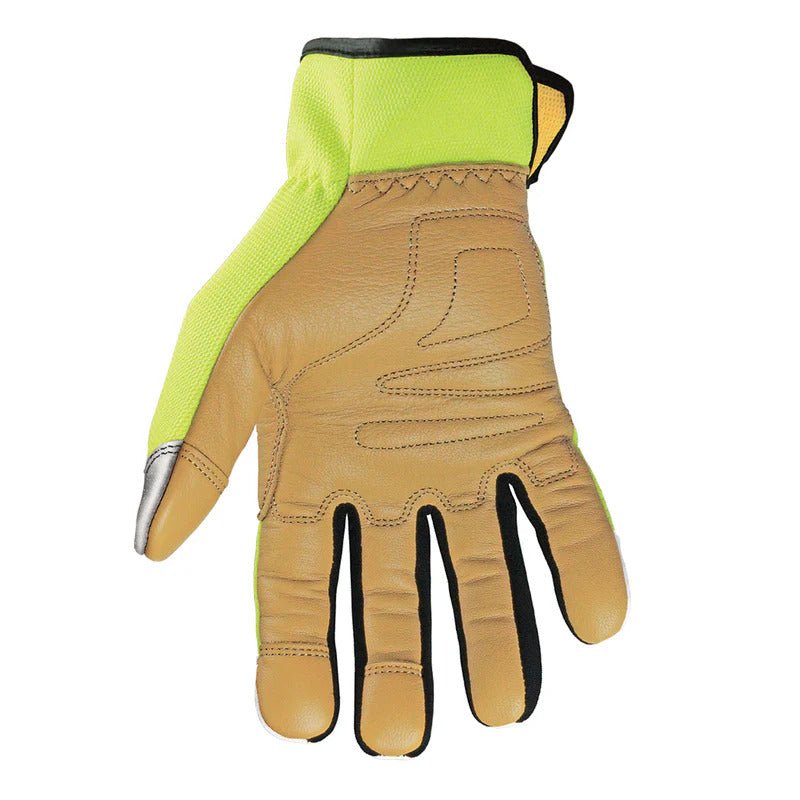 Youngstown Cut Resistant Safety Lime Hybrid Gloves-12-3190-10 - Gloves-J.L. Matthews Co., Inc.