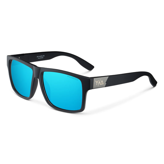 Z87 Hardline: Matte Aqua Blue - Sunglasses-J.L. Matthews Co., Inc.