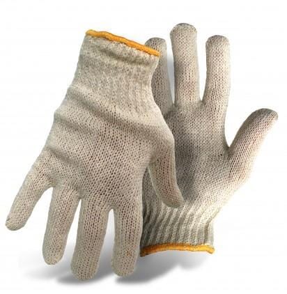 Boss Cotton Reversible Sting Knit with Color Coded Hem, 12 pair - 64 Gloves Boss Gloves 