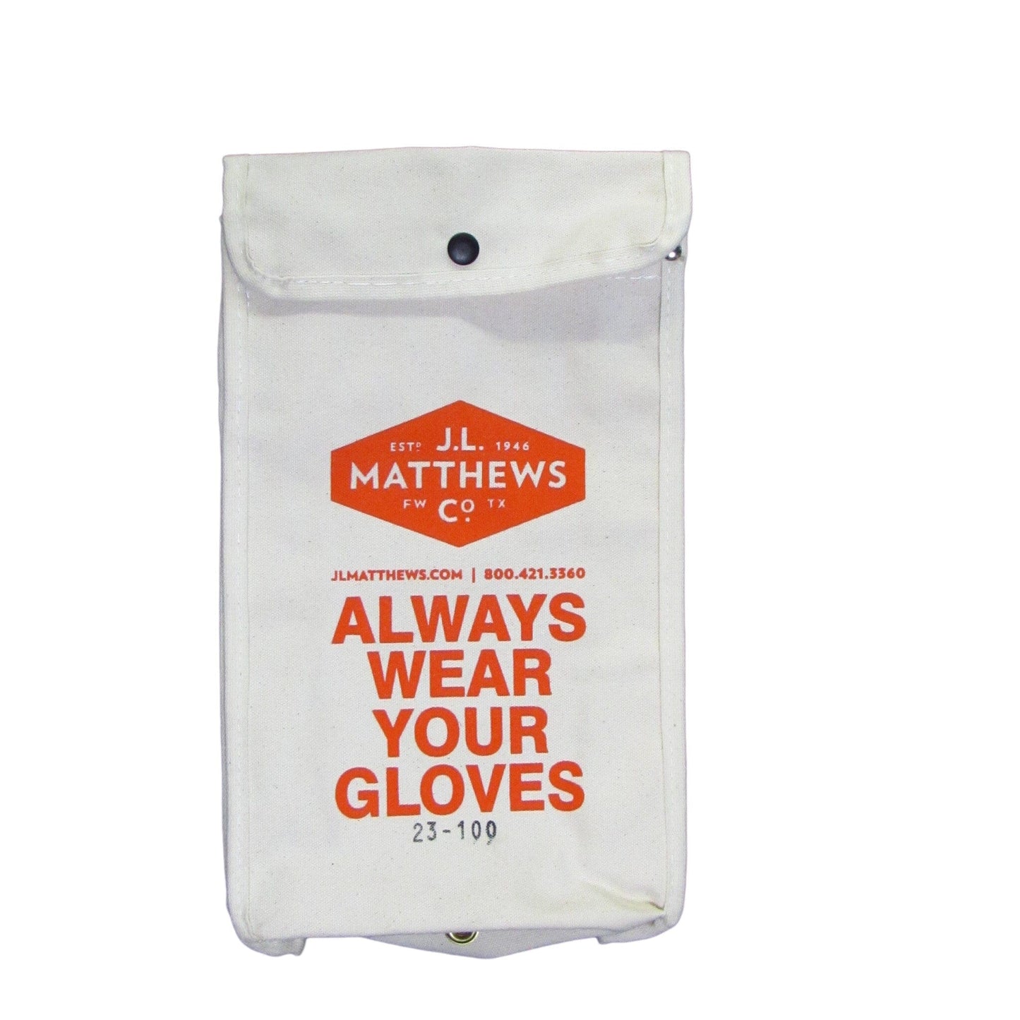 J.L. Matthews Glove Bag 13" - 23-100 Bags J.L. Matthews White 