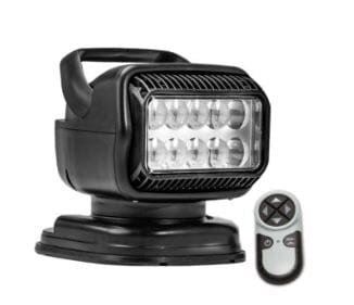 Golight GT LED Spotlight Wireless Magnetic Base Floodlight Black