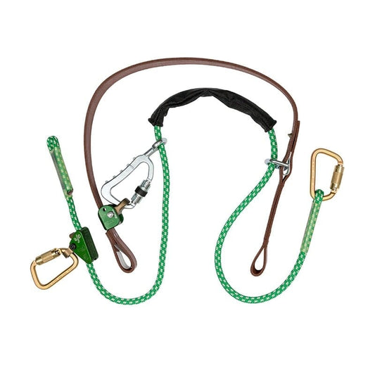 Buckingham Wood Pole Fall Protection Super Squeeze Green Rope Lanyard - 488R