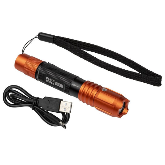 Klein Rechargeable Waterproof LED Pocket Flashlight - 56411 Lighting Klein Tools 