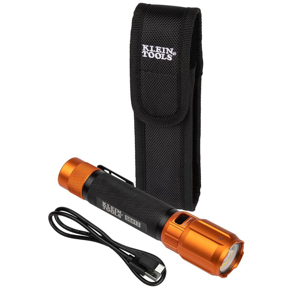 Klein Rechargeable 2-Color LED Flashlight - 56413 Lighting Klein Tools 
