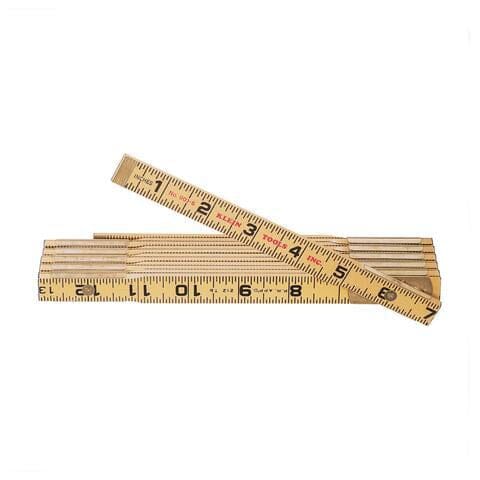 Klein - Wood Folding Ruler-Outside Reading - 901-6 - J.L. Matthews Co., Inc.