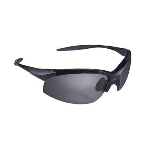 Radians Glasses; Black with Silver Mirror Lens - IN1-60 Eye Protection Radians 