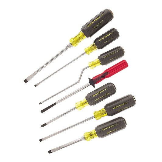 Klein 7-Piece Multiple-Application Screwdriver Set - 85077 Screwdrivers Klein Tools 