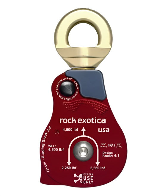 Rock Exotica Material Handling Omni - Block 2.6 - MHP55 Blocks Rock Exotica 