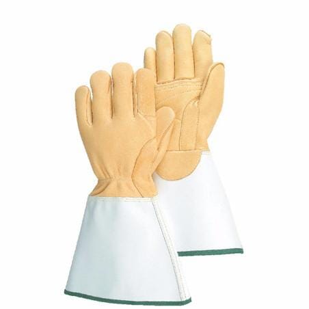Lineman's Gauntlet Glove w/Double Reinforced Palm  yellow