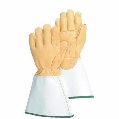 Majestic Lineman's Gauntlet Glove Hand Protector Gloves - 1516E