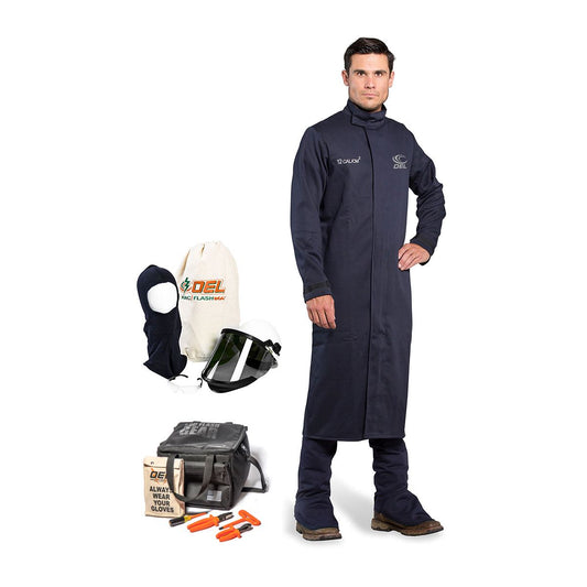 OEL 12 Cal Arc Flash PPE / Coat Kit-HeadGear 