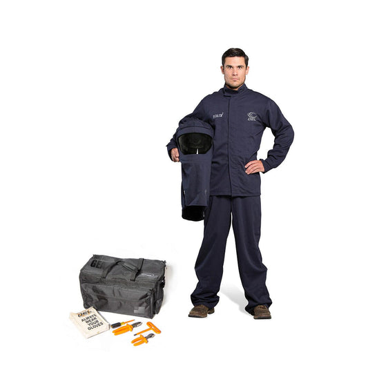 OEL 25 Cal Jacket and Bib-Overall Kit Switch Gear Hood Arc Flash Kit