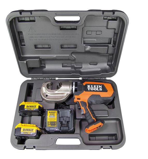 Klein Battery Operated 12 Ton Crimper Kit - BAT20-12T1651 Compression Tools Klein Tools 