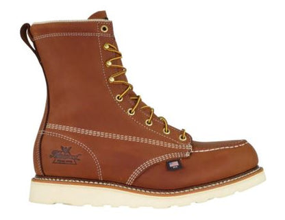 Thorogood American Heritage 8" Tobacco Brown Safety Moc Toe Boot - 804-4208 Footwear Thorogood / Weinbrenner 