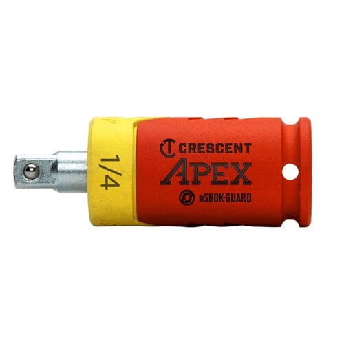 Crescent e-SHOK-GUARD 1/4" Socket Adapter - CAEAD316 Insulated Tools Crescent 