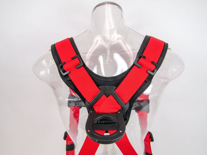 Bashlin Arc Flash Bucket Truck Harness with Quick Connect Buckles and Back Pad - DEQ662HD1X Harnesses Bashlin 