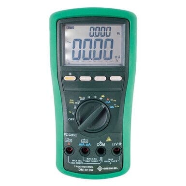 Greenlee True RMS Digital Multimeter - DM-810A Voltage Greenlee 