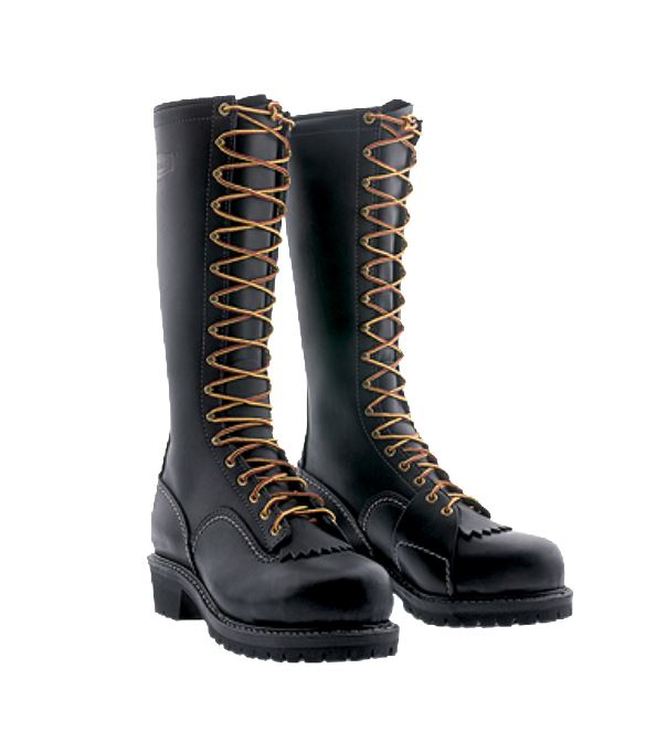 Wesco 16" Lineman Boot Leather Work Boots- EHBK5716-109