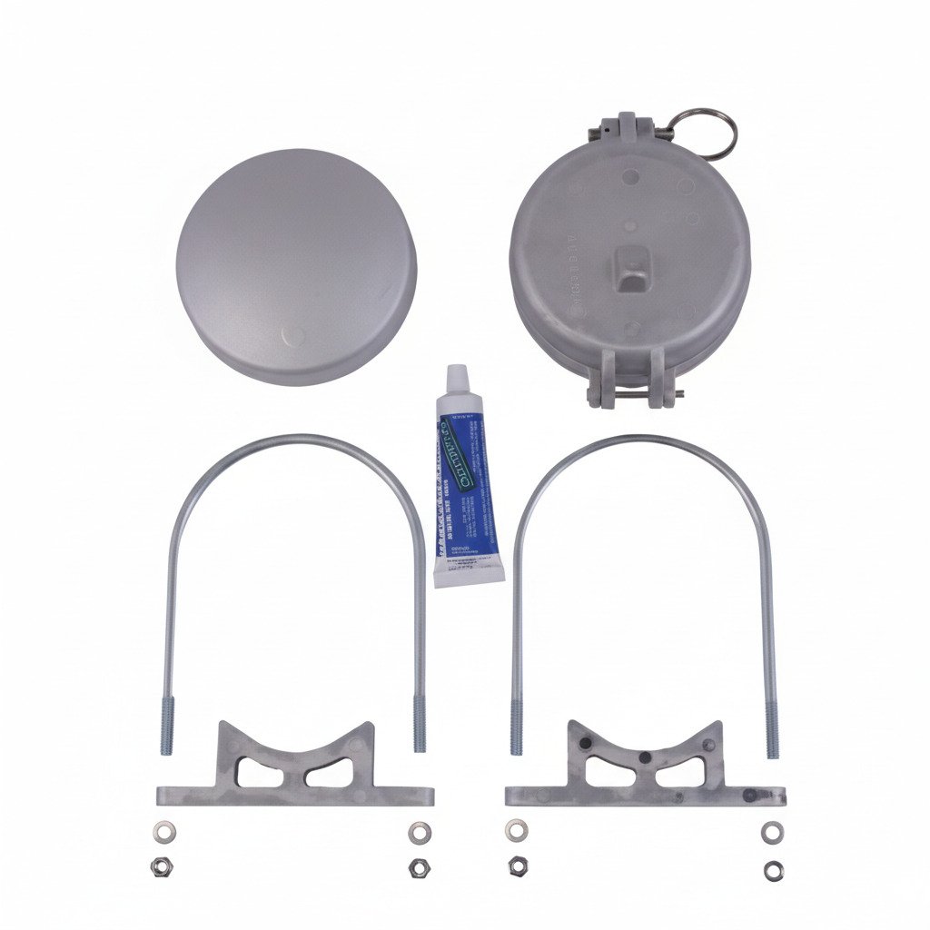 Hastings 4" Hot Stick Canister Kit with Aluminium Lid 01-3200