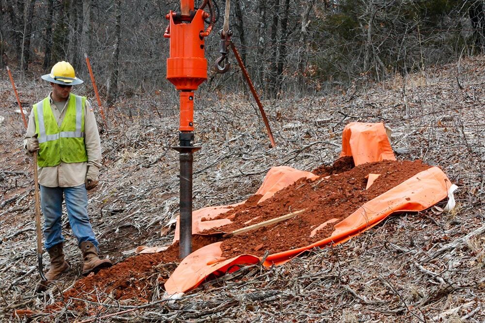 Lewis Manufacturing Rowdy's Dirtball Jobsite Debris Tarp w/V-Notch-RDB-7x7-22v Tarps Lewis Manufacturing 